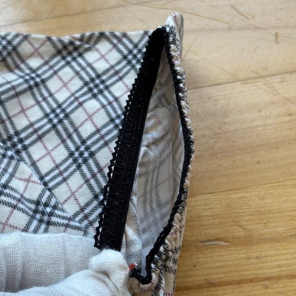 Burberry Girls' Plaid Puff Sleeve Blouse Size 140A - Picture 5 of 9